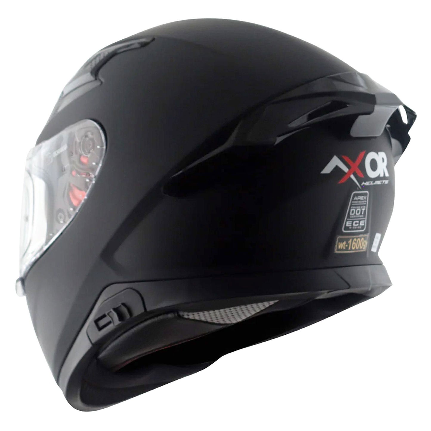 Axor Apex Matt Black Full Face Helmet