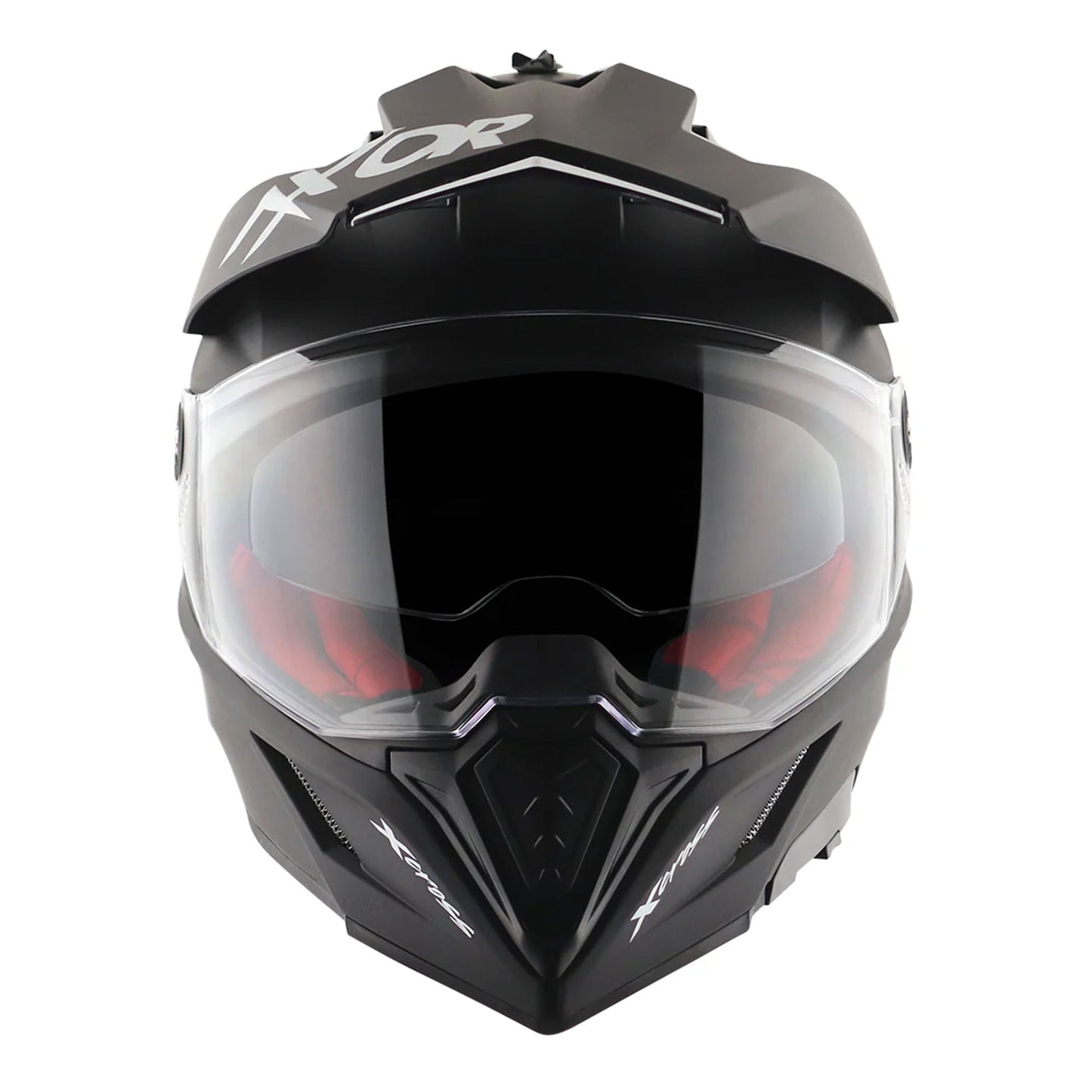 Axor X-Cross Adventure Matt Black Dual Sport Helmet