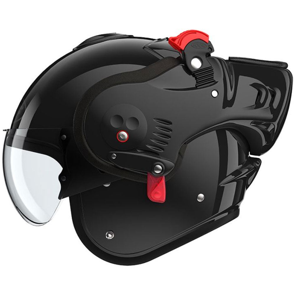 Roof RO5 Boxer Alpha Black Flip Front Helmet