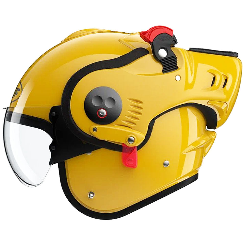 Roof RO5 Boxer Alpha Yellow Flip Front Helmet