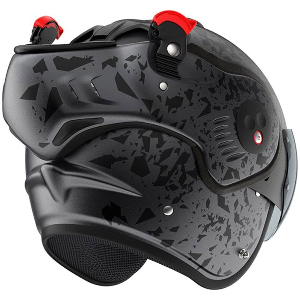 Roof RO5 Boxer Alpha Blackstar Mat Graphic Flip Front Helmet