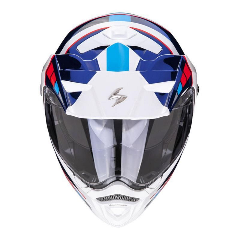 Scorpion ADX 2 Camino White Blue Red XL
