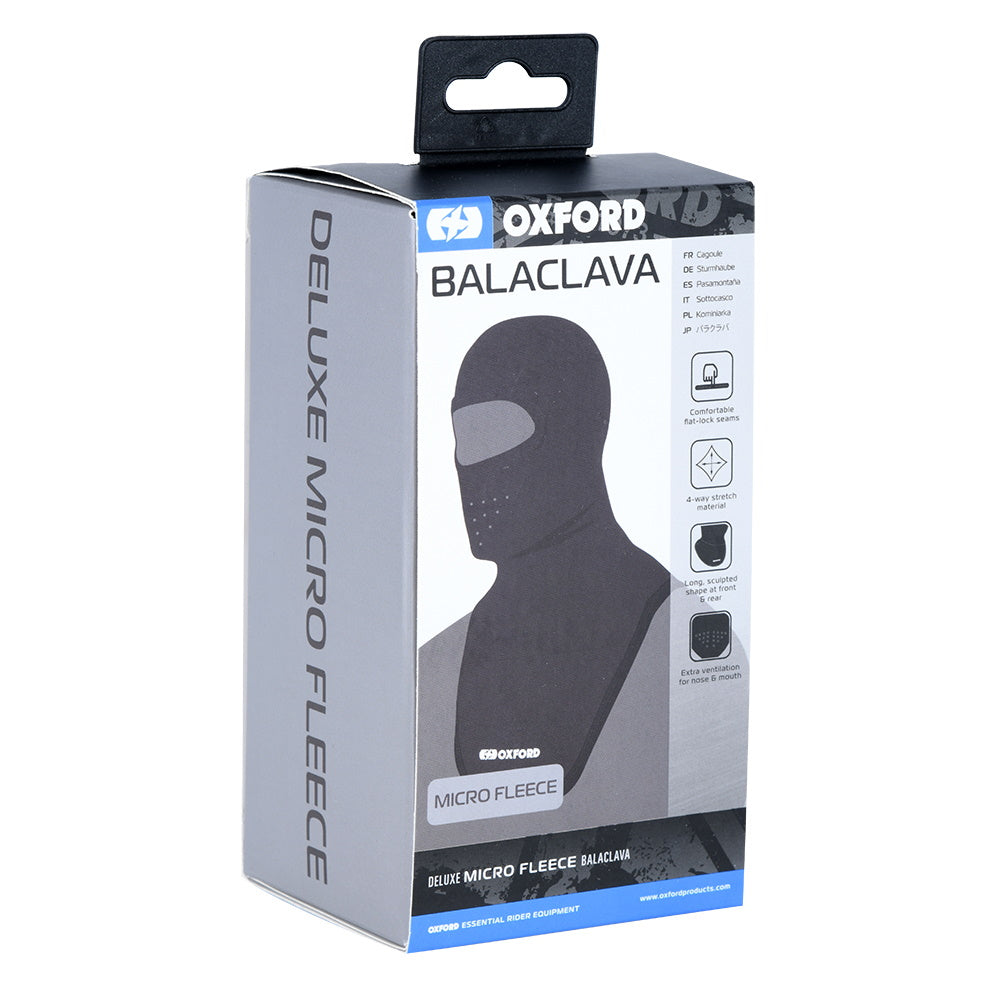 Oxford Deluxe Balaclava Micro Fleece Black
