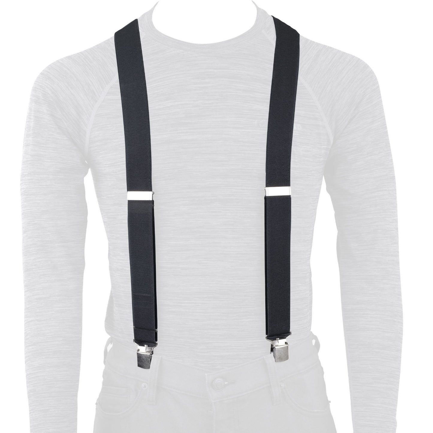 Oxford Riggers Braces Slim Black