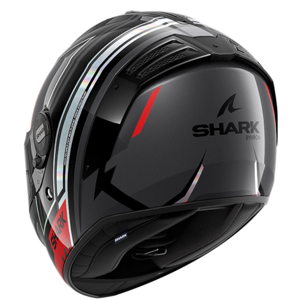 Shark Spartan RS Byrhon KIR Black Silver Red Full Face Helmet