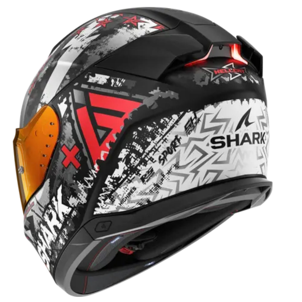 Shark Skwal I3 Hellcat Matt Black Grey Red Full Face Helmet