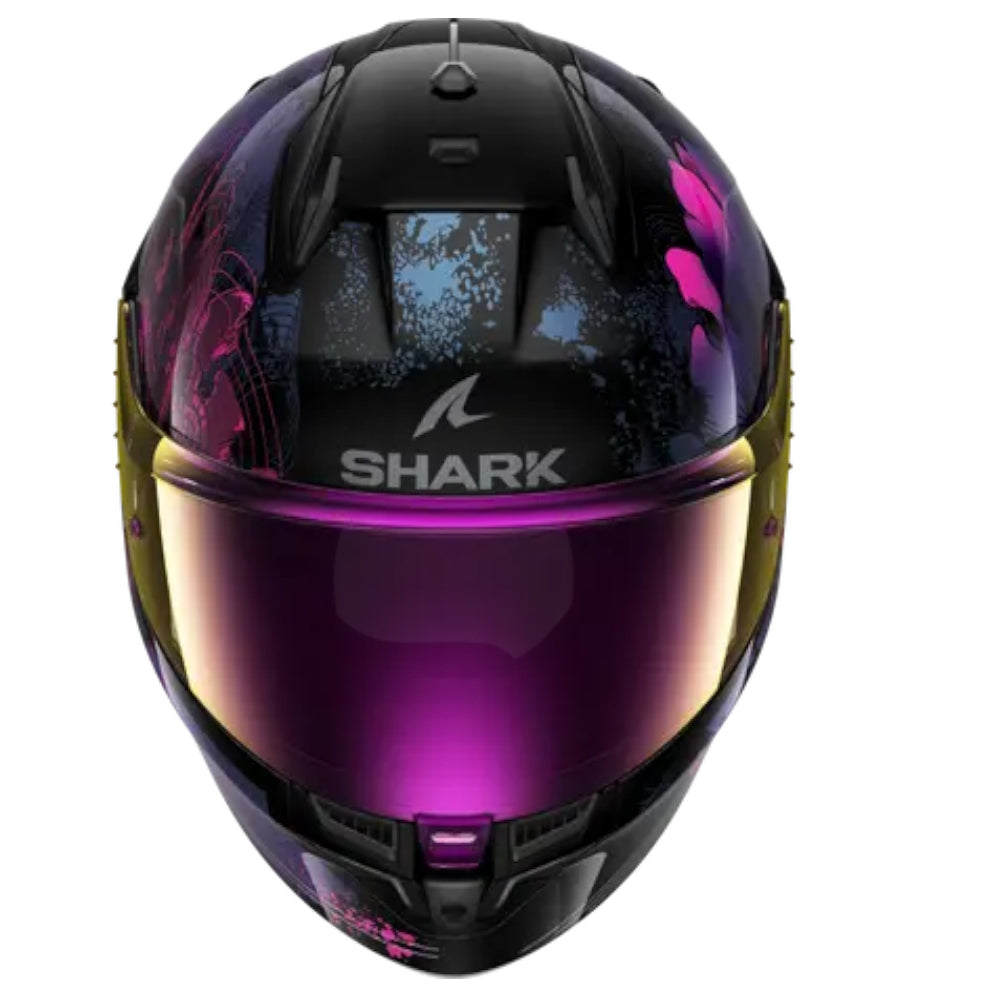 Shark D-Skwal 3 Mayfer KVX Black Purple Blue Full face Helmet