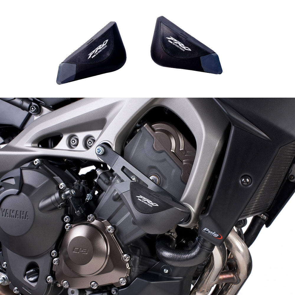 Yamaha MT-09/Tracer/XSR900 13-21 Puig Pro Frame Sliders Black