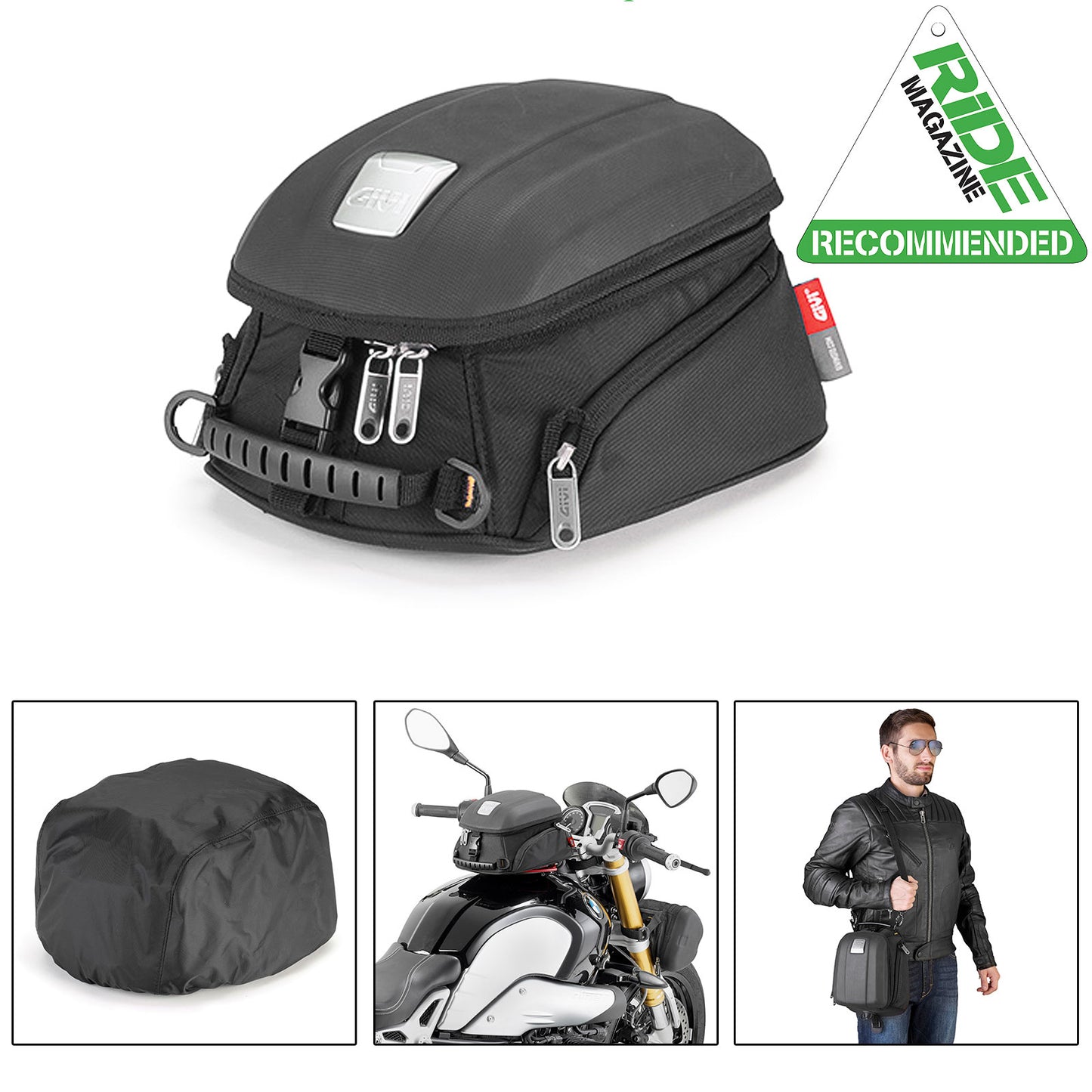 Givi MT505 5L Metro Tanklock Bag Grey