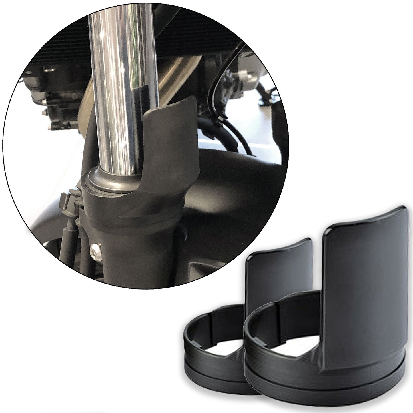 Universal Fork Shields Black