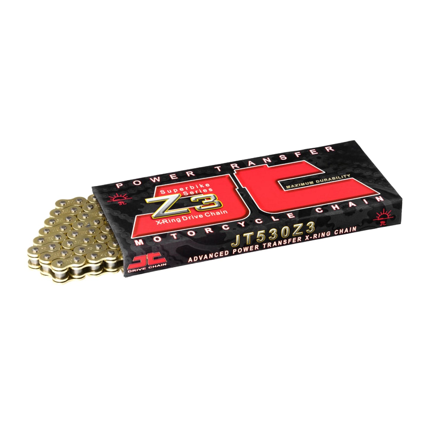 530Z3GSx110 Super Heavy Duty X-Ring Gold JT Chain