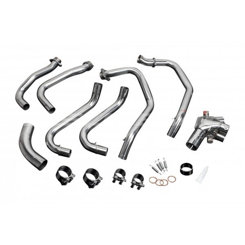 Honda VFR800F VFR800 VTEC 98-13 Stainless Steel Exhaust Downpipes