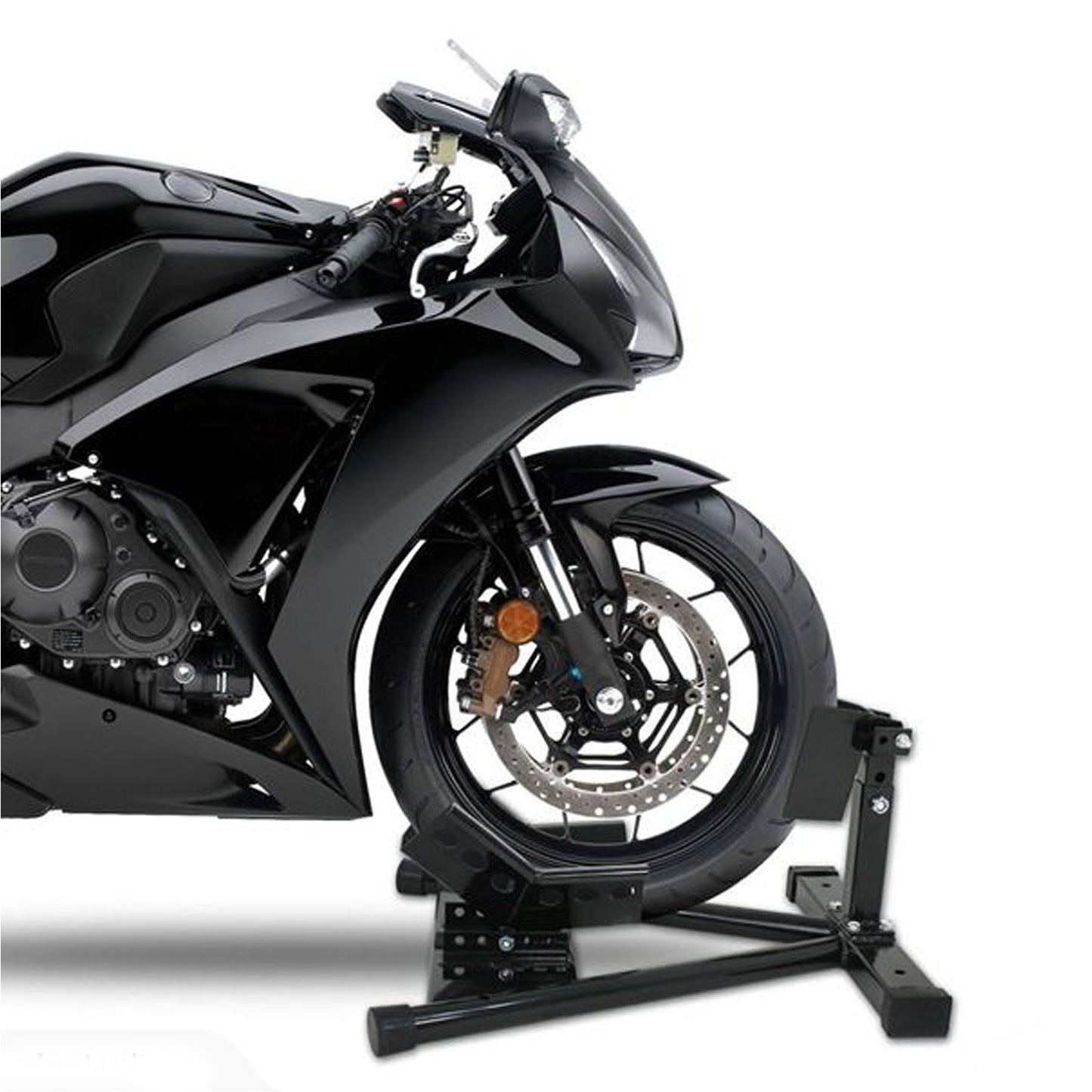 Black Motorcycle Wheel Chock