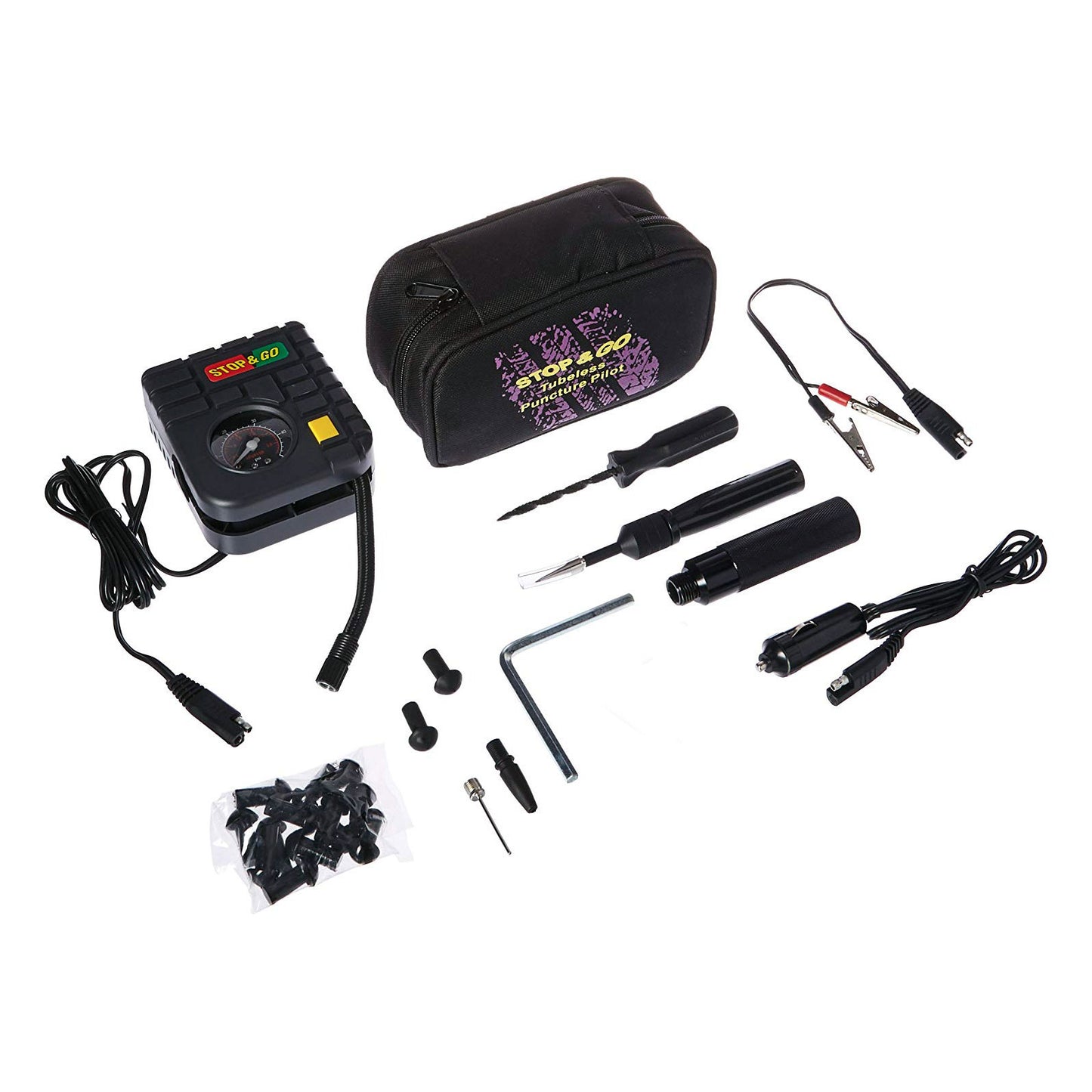 Stop and Go Tubeless Puncture Pilot Kit