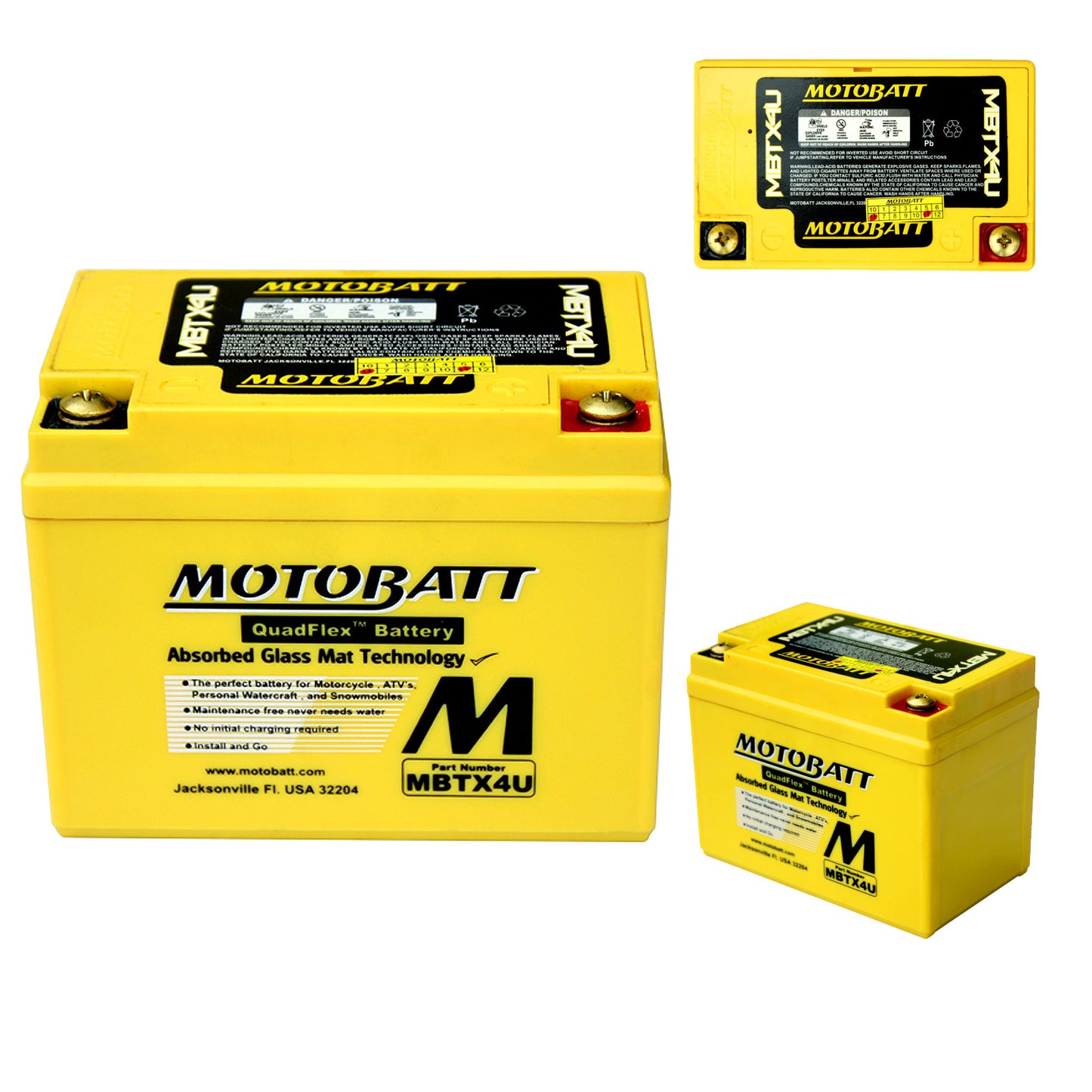 MBTX4U Motobatt Battery