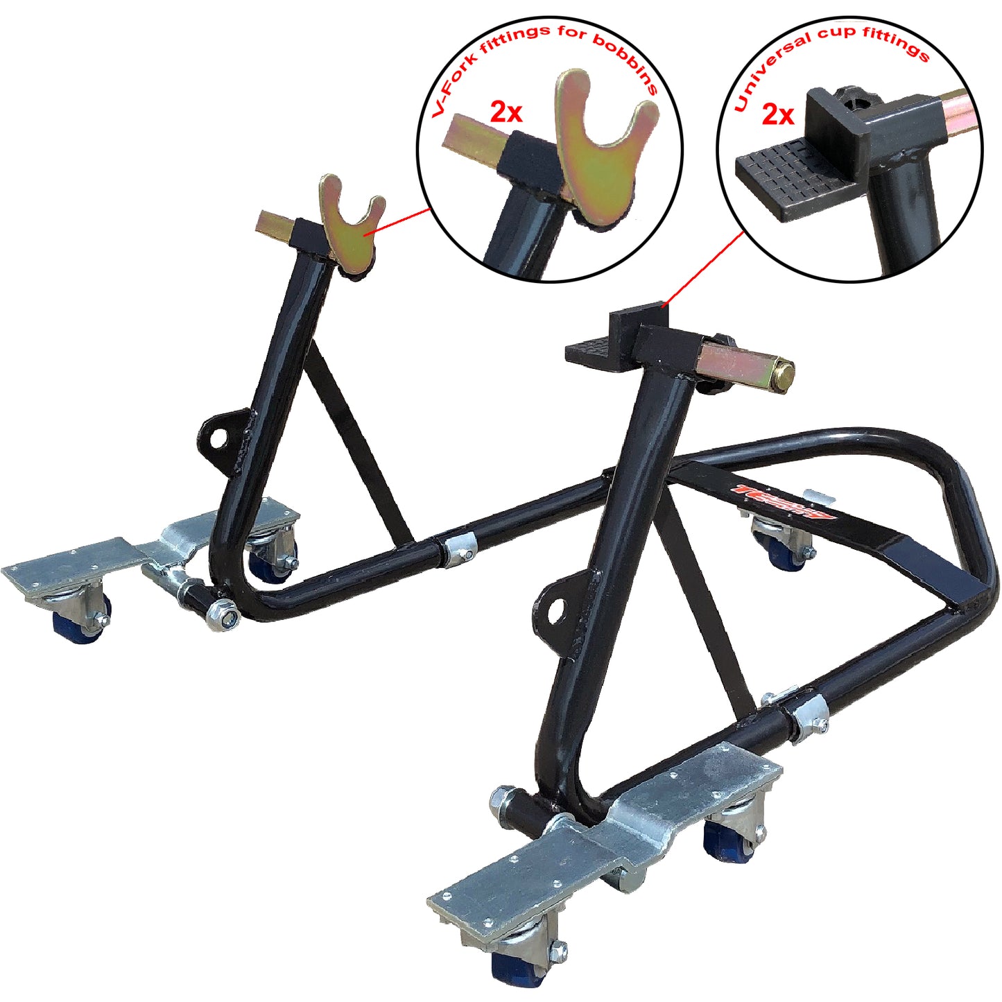 Tech7 Black Paddock Stand Mover