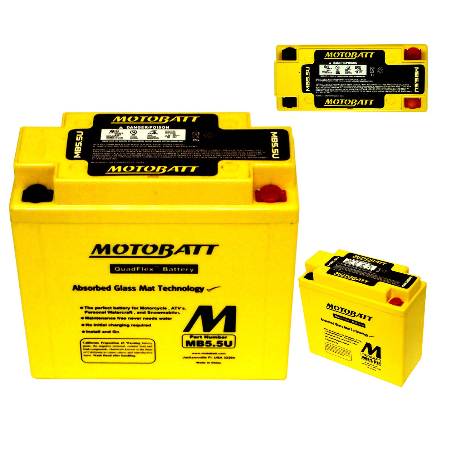 MB5.5U Motobatt Battery
