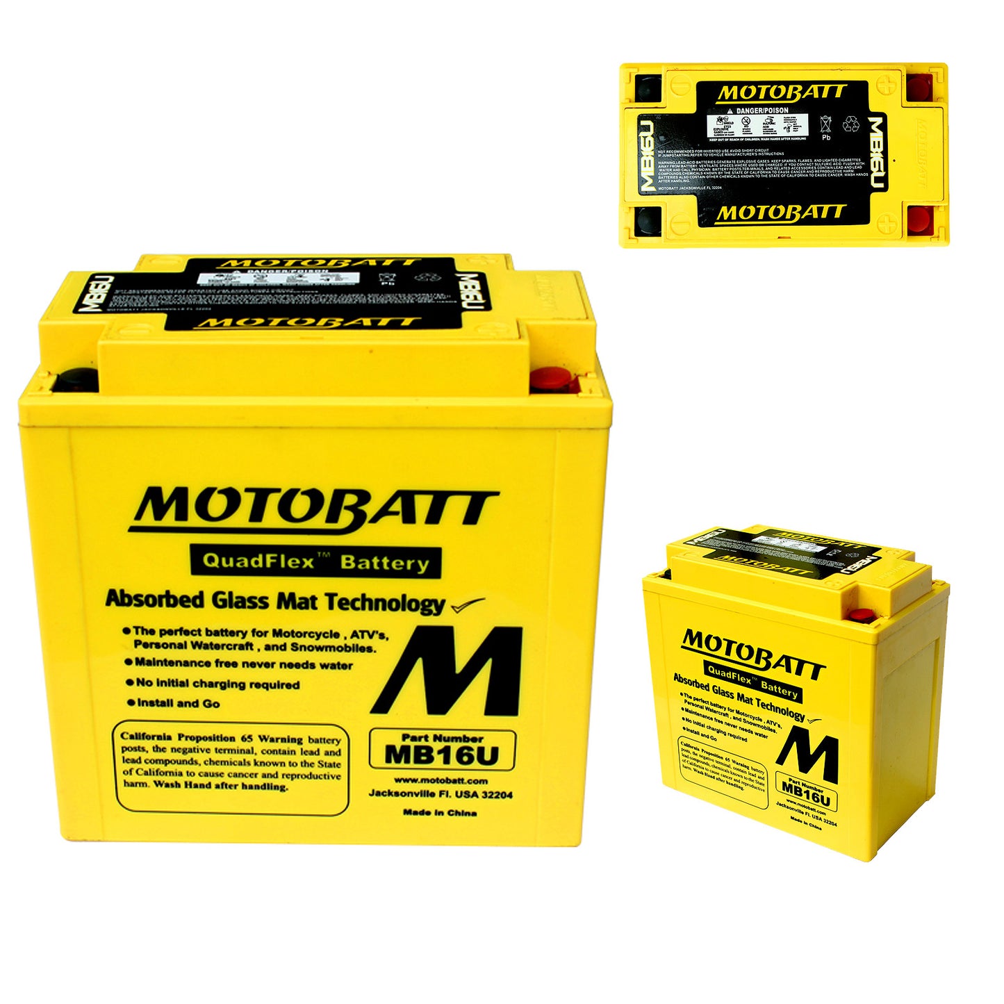 MB16U Motobatt Battery