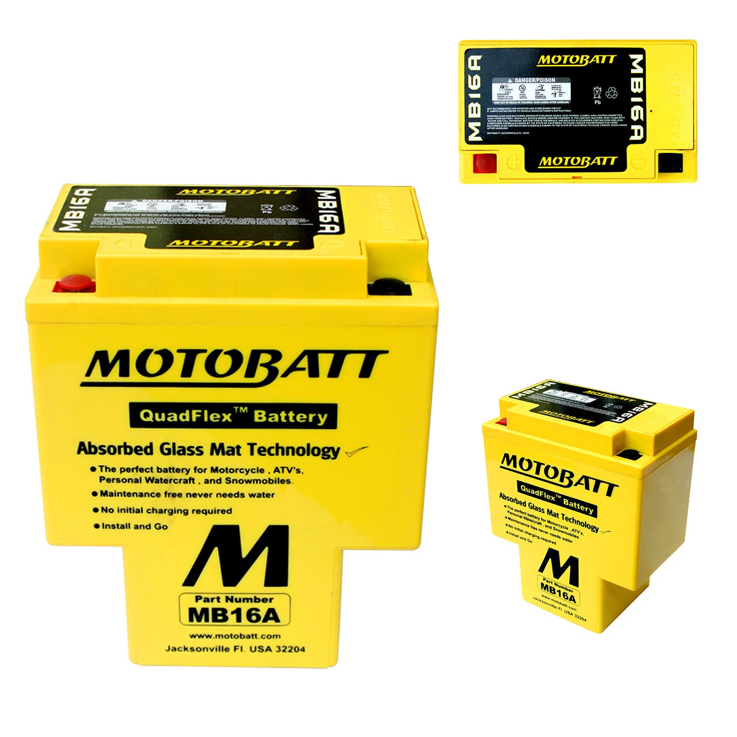 MB16A Motobatt Battery