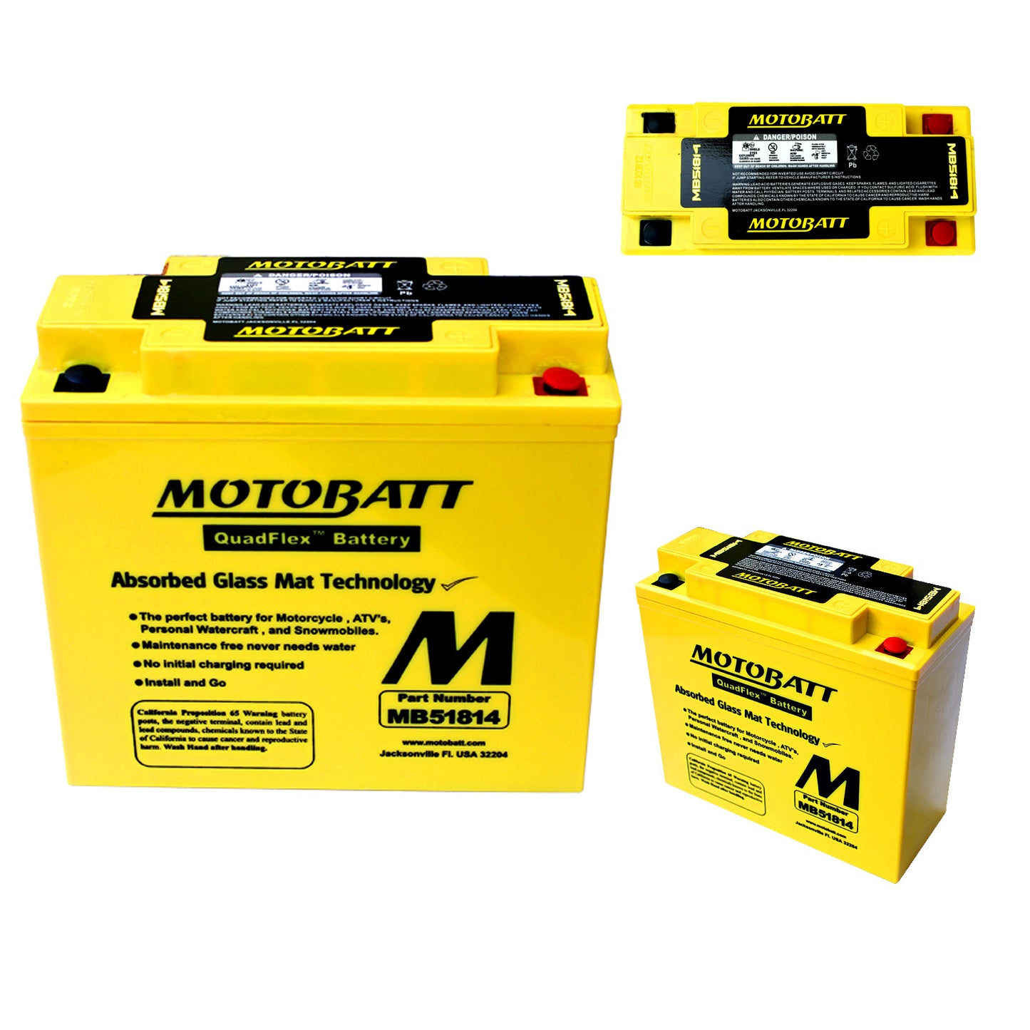 MB51814 Motobatt Battery
