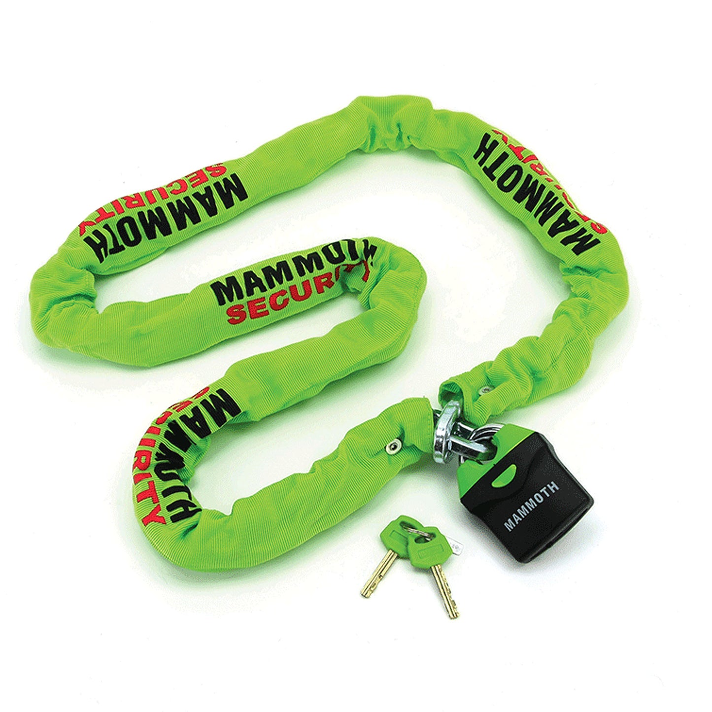Mammoth Square Chain 10mm x 1.8mm Shackle Lock