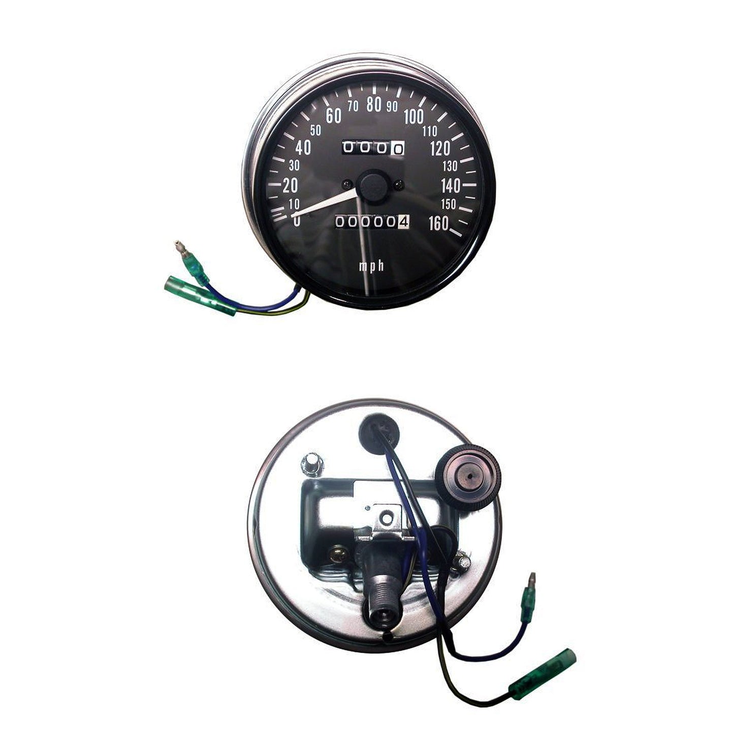 Kawasaki Zeds up to 120mph Speedometer