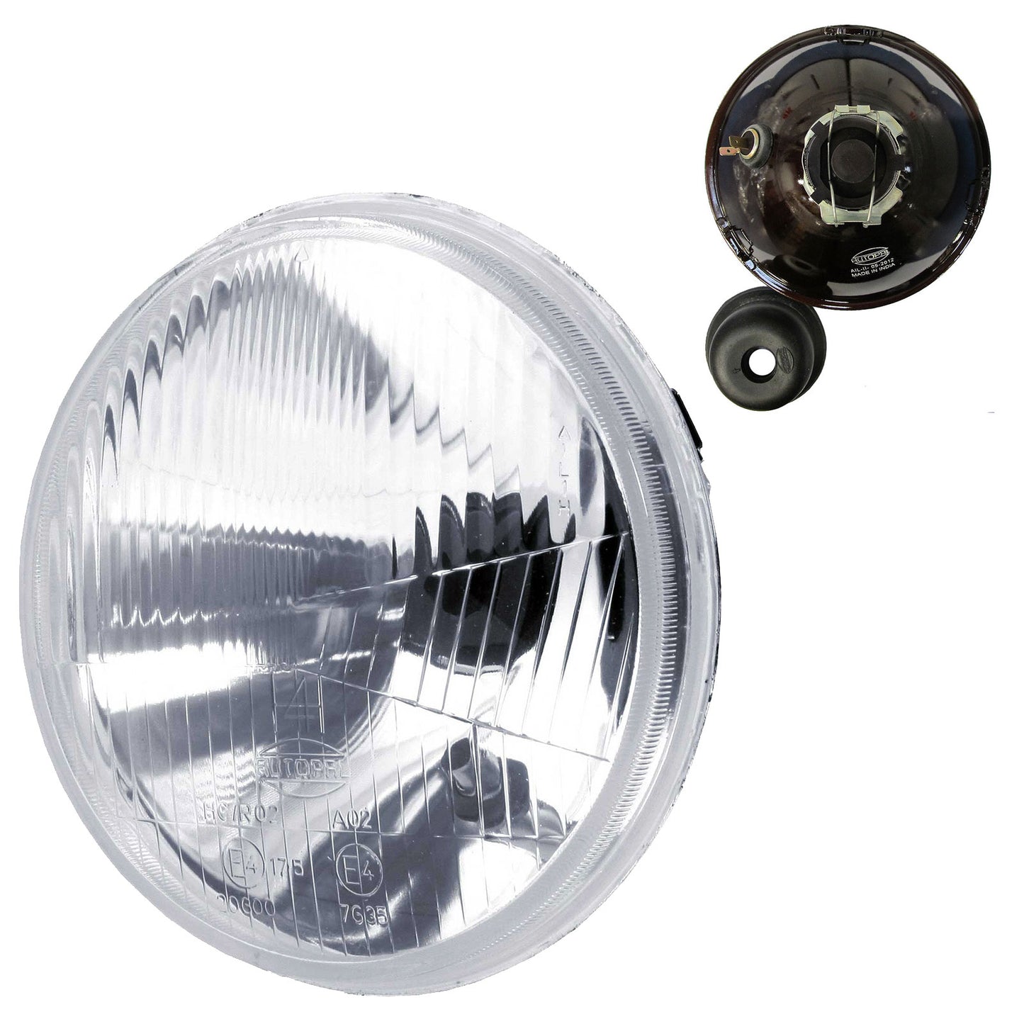 7in Universal H4 Headlight Lens