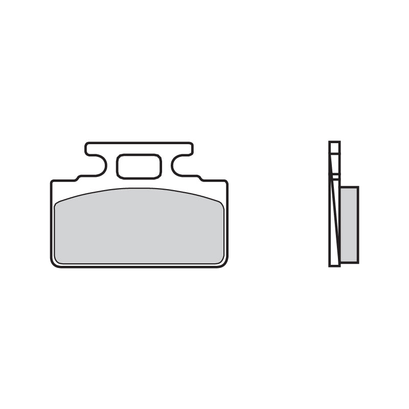07031.CC Brembo CC Scooter Carbon Ceramic Rear Brake Pads