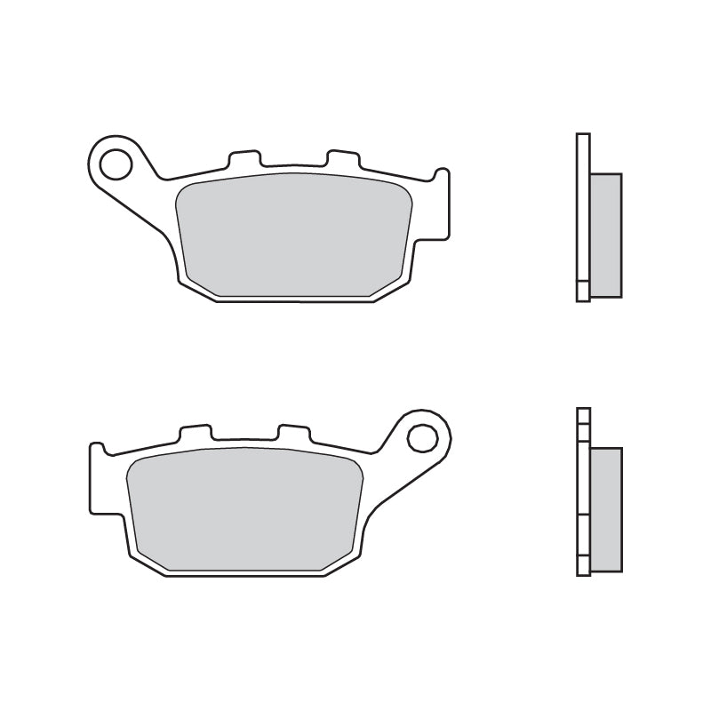 07029.CC Brembo CC Scooter Carbon Ceramic Rear Brake Pads
