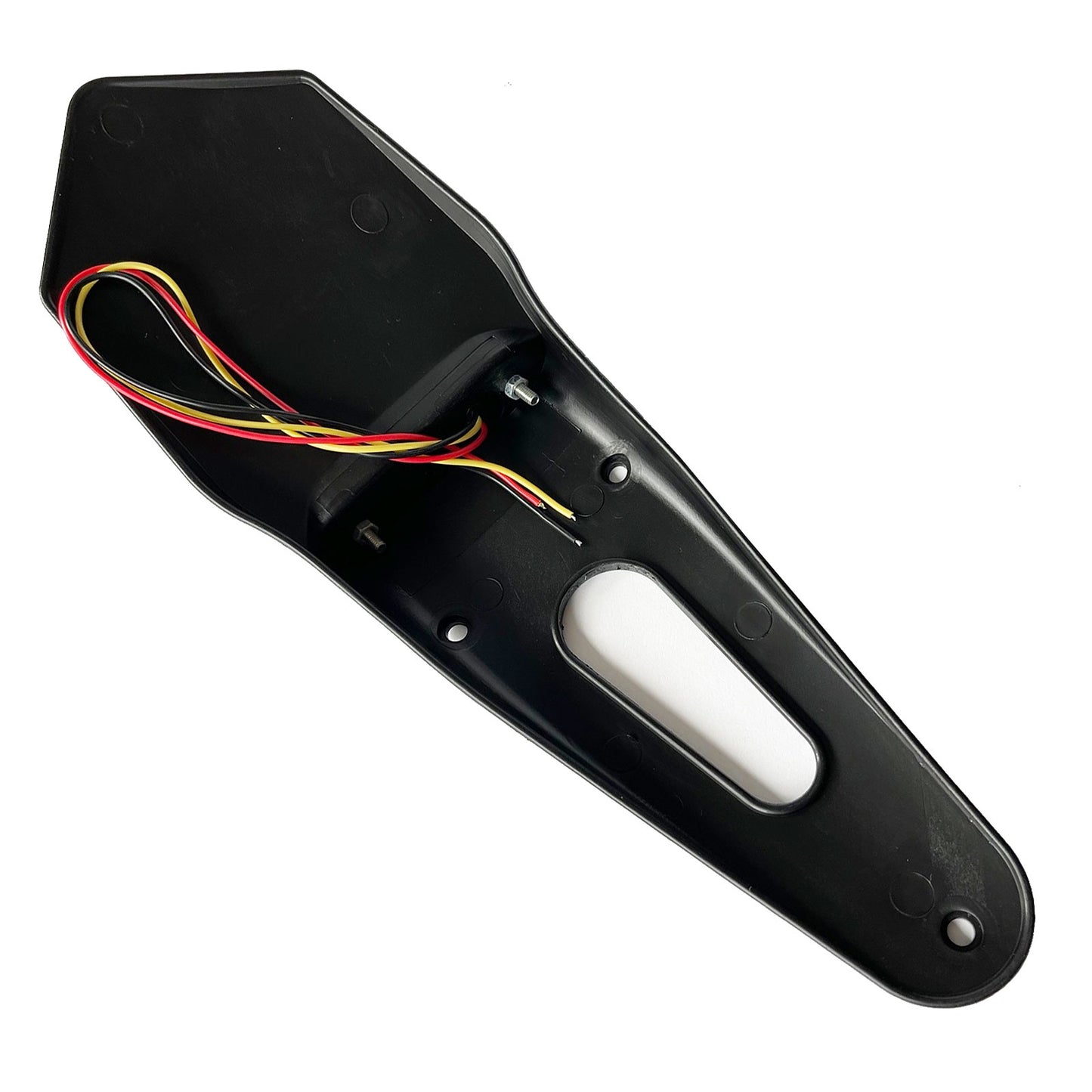 Universal Mudguard with LED Stop Light Red
