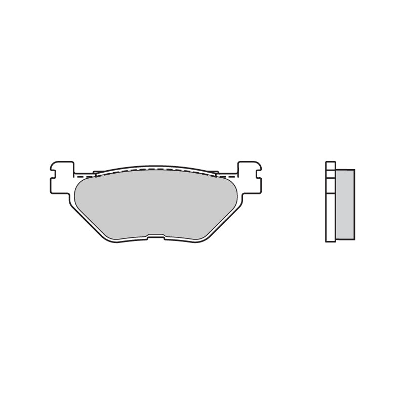 07052.CC Brembo CC Scooter Carbon Ceramic Rear Brake Pads