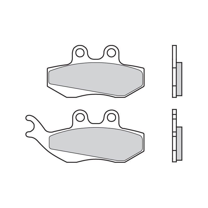 07012.CC Brembo CC Scooter Carbon Ceramic Rear Brake Pads