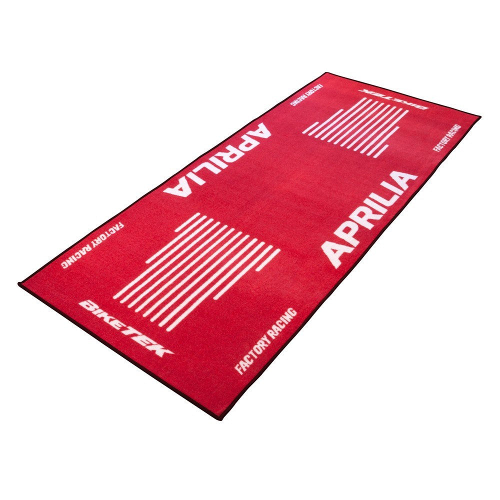 Biketek Garage Mat Series 3 Aprilia Logo