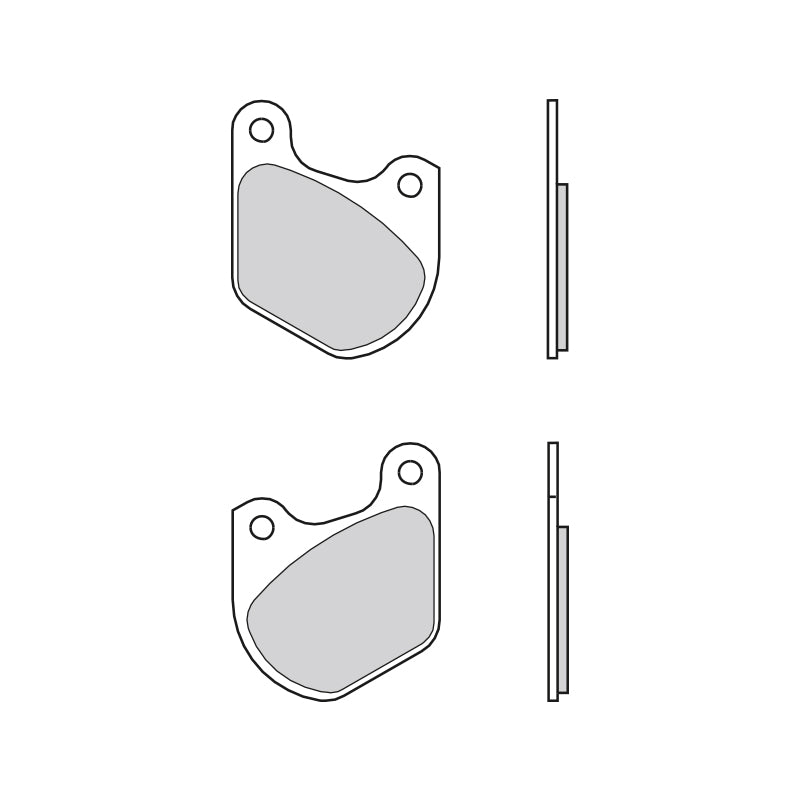07HD03.03 Brembo CC Road Carbon Ceramic Rear Brake Pads