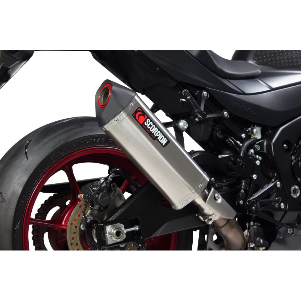Suzuki GSXR1000 17 Scropion Serket Parallel Stainless Steel Slip-on Exhaust