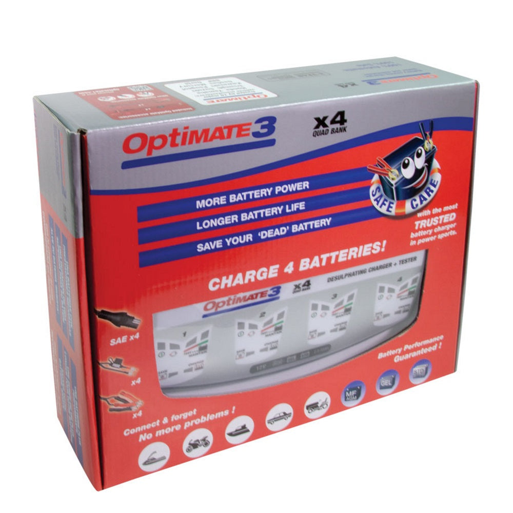 Optimate 3 Quad Charger 0.8A