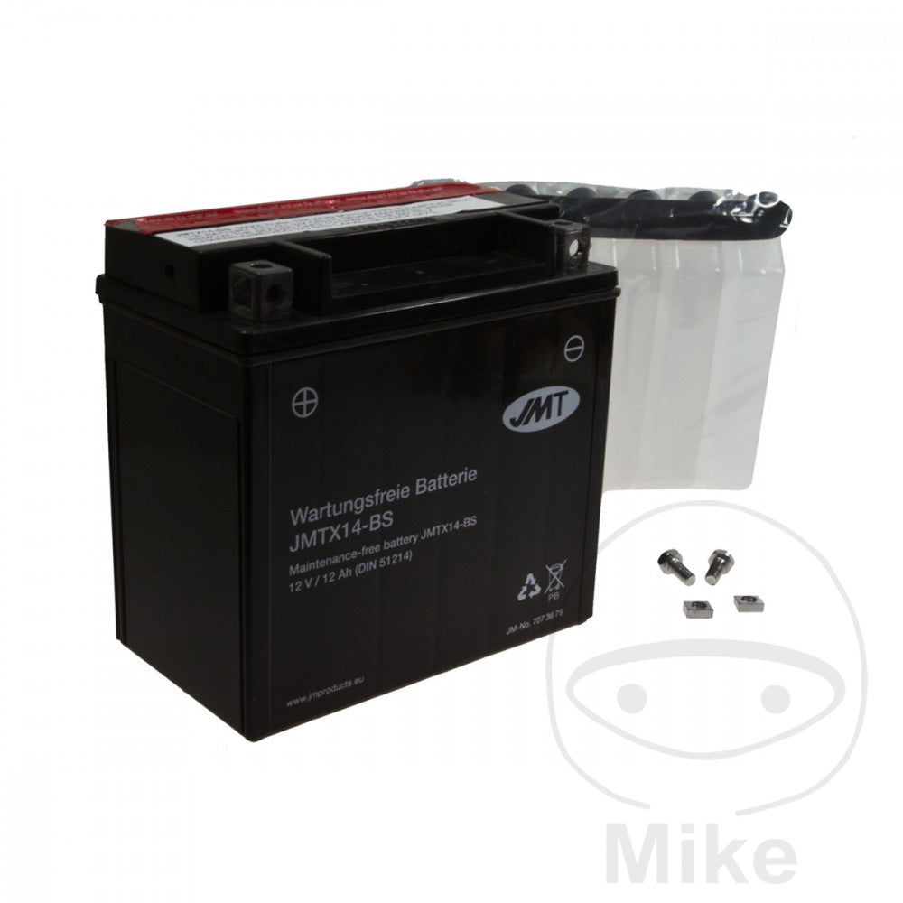 JMT Replacement Battery YTX14BS
