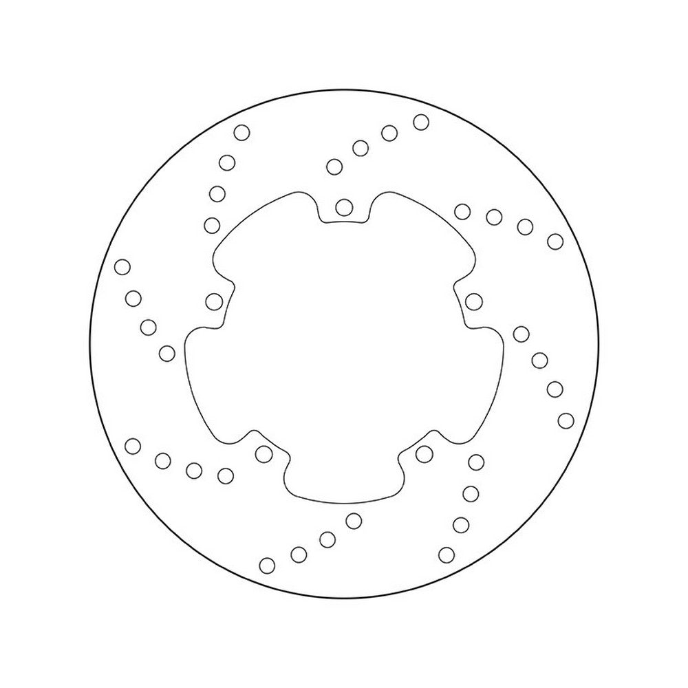 68B40722 Brembo Fixed Rear Brake Disc
