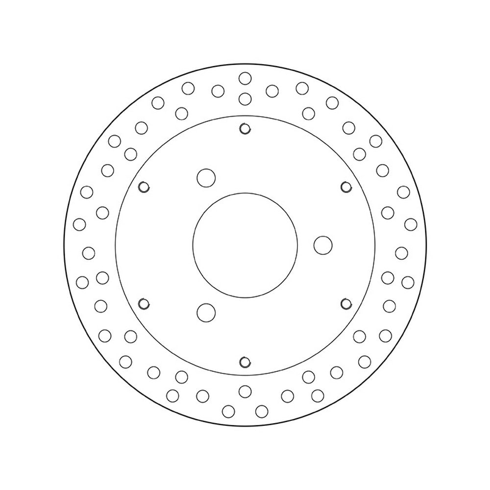 68B40725 Brembo Fixed Rear Brake Disc