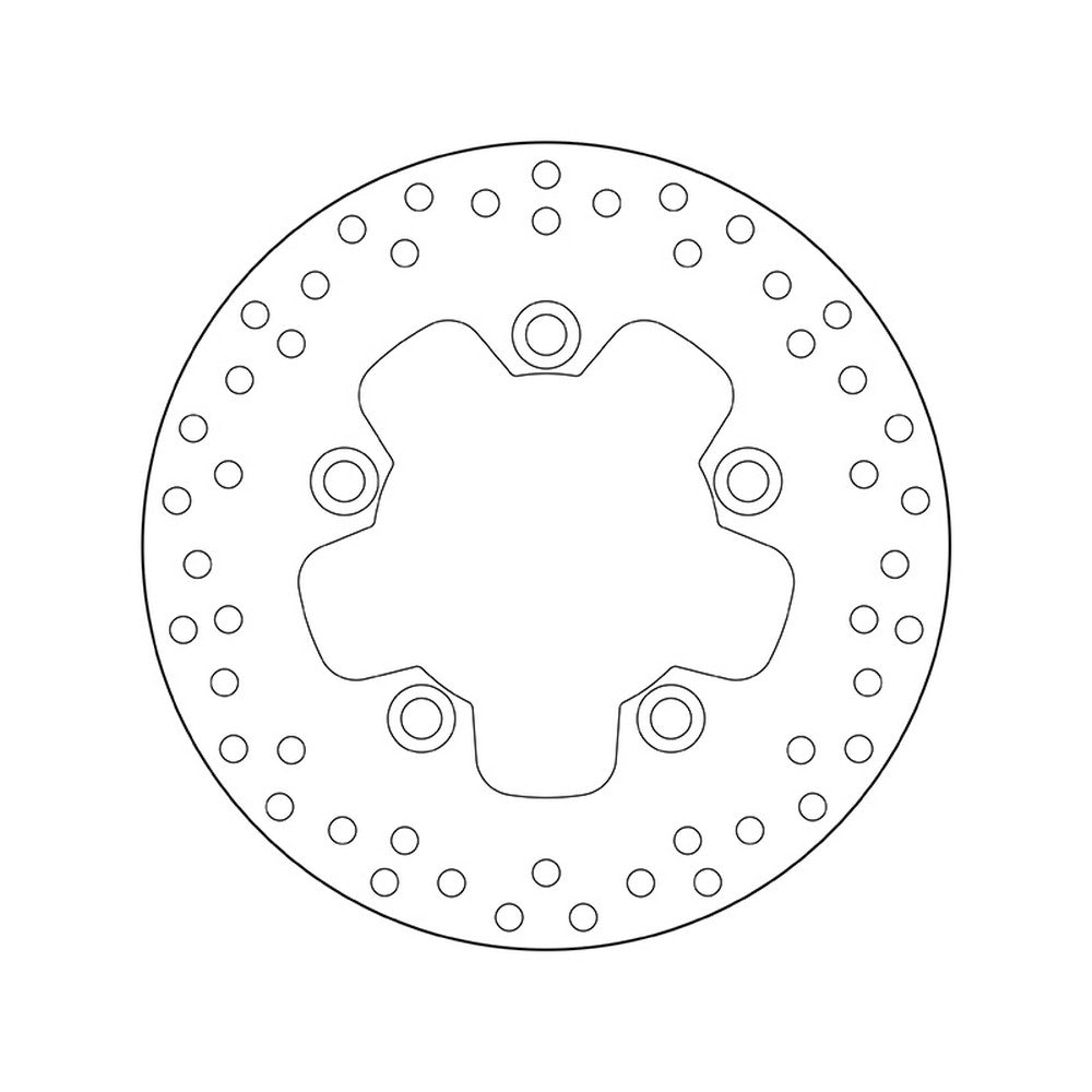 68B40726 Brembo Fixed Rear Brake Disc