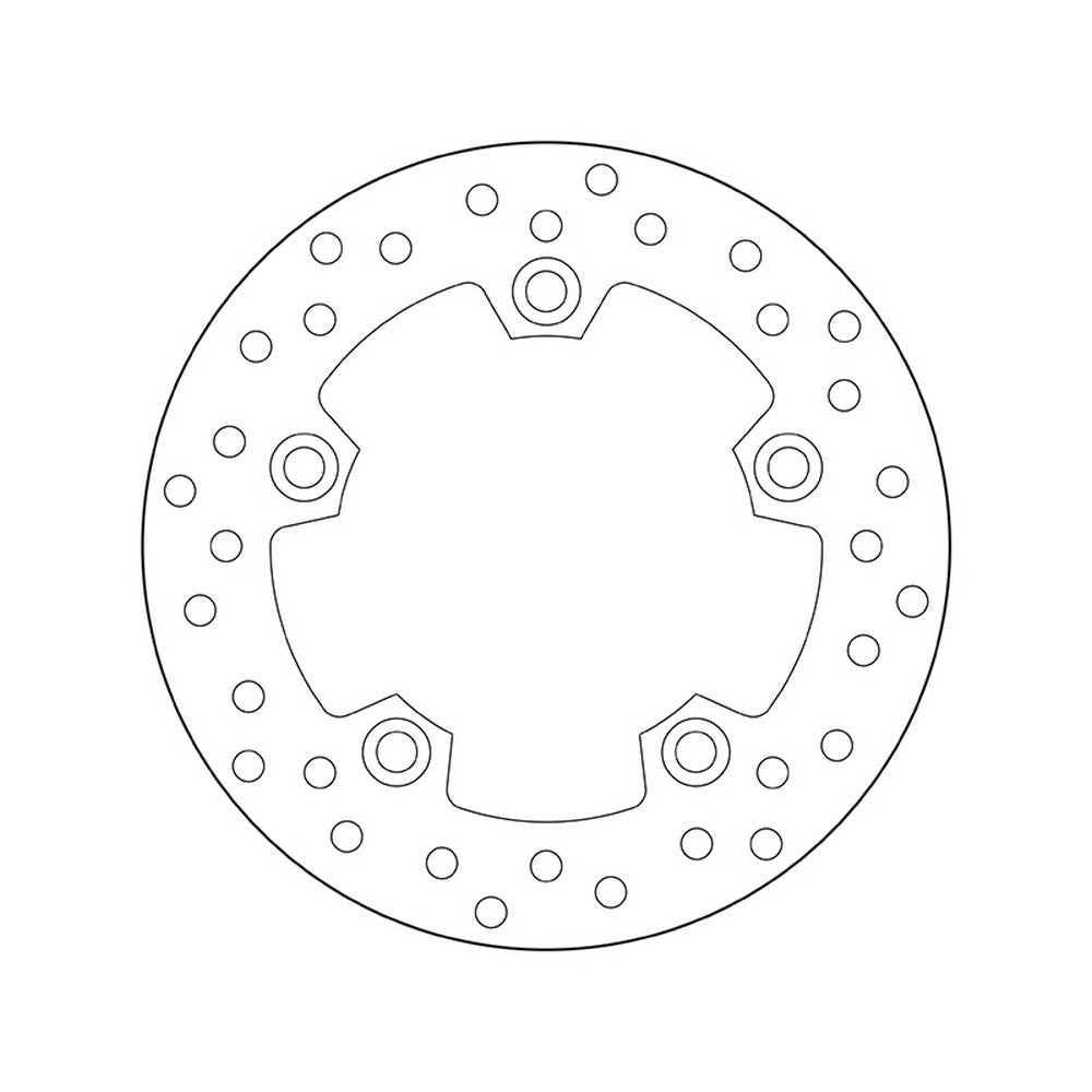 68B40727 Brembo Fixed Rear Brake Disc