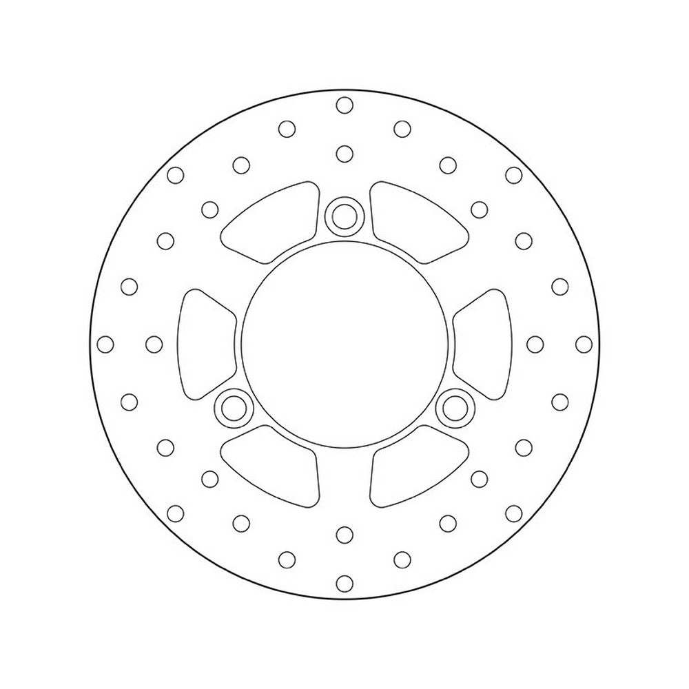 68B40729 Brembo Fixed Rear Brake Disc