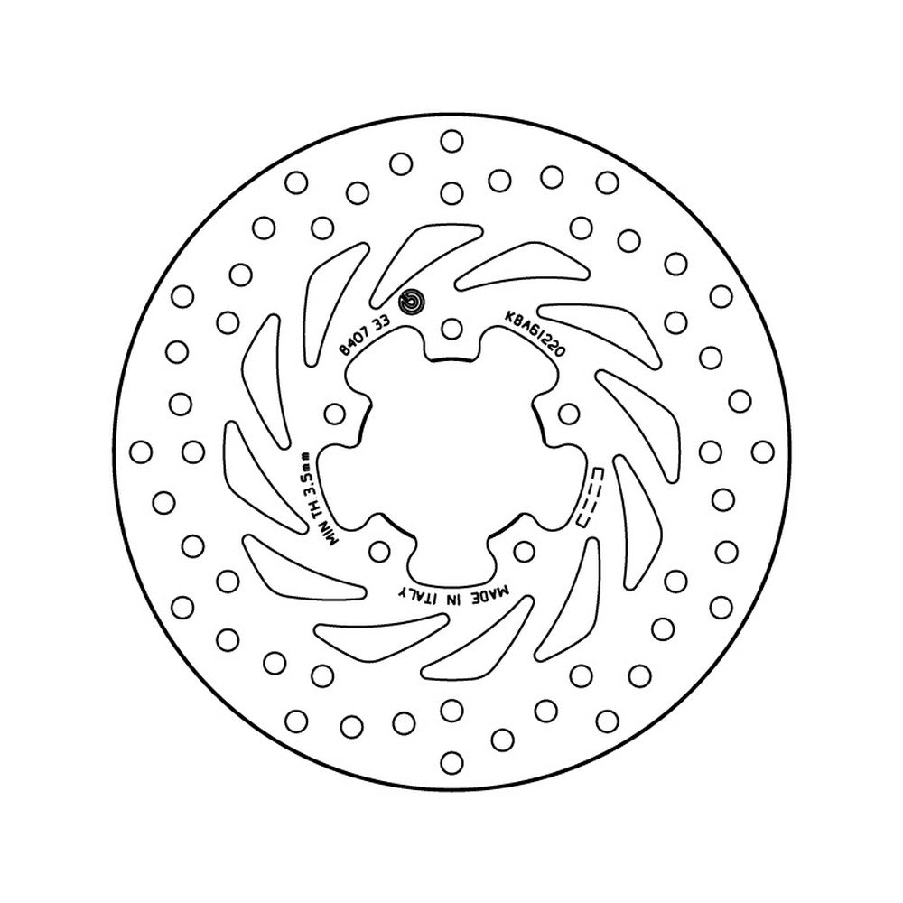 68B40733 Brembo Fixed Front Brake Disc