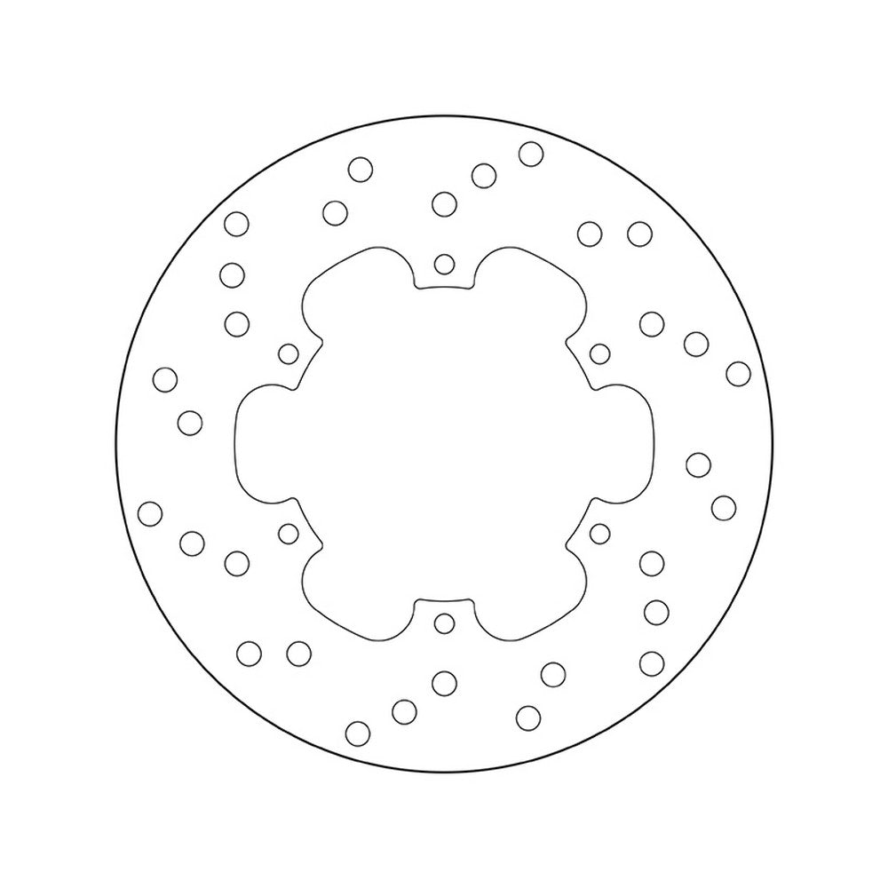 68B40738 Brembo Fixed Rear Brake Disc