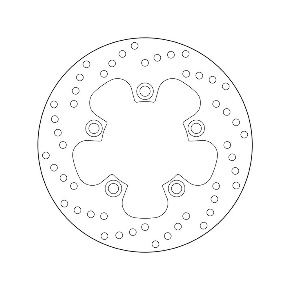68B40744 Brembo Fixed Rear Brake Disc