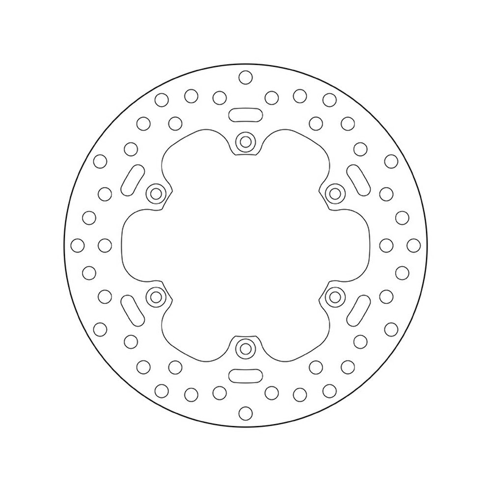68B40752 Brembo Fixed Rear Brake Disc