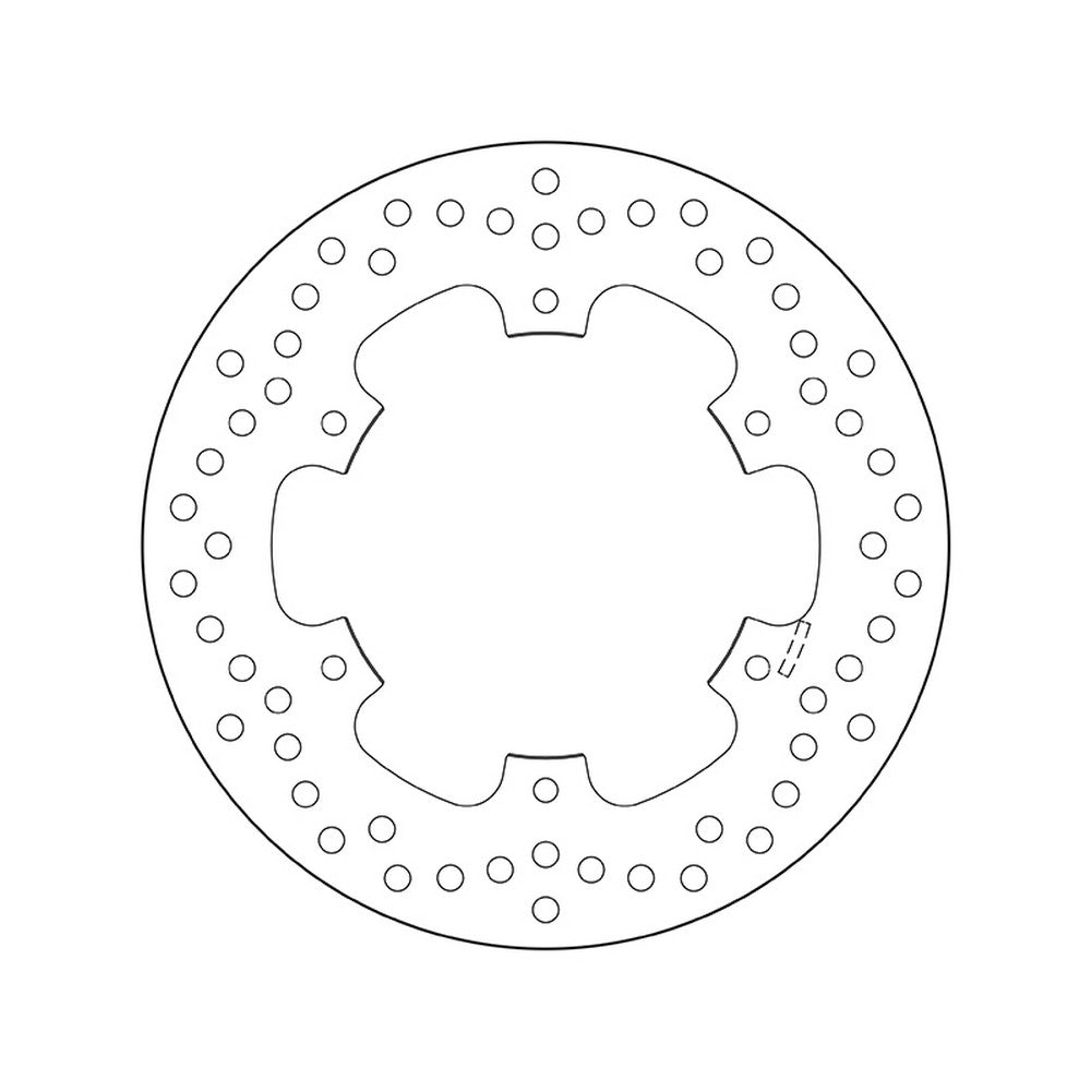 68B40756 Brembo Fixed Rear Brake Disc