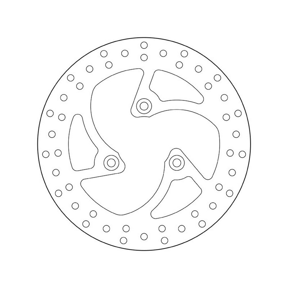 68B40758 Brembo Fixed Front Brake Disc