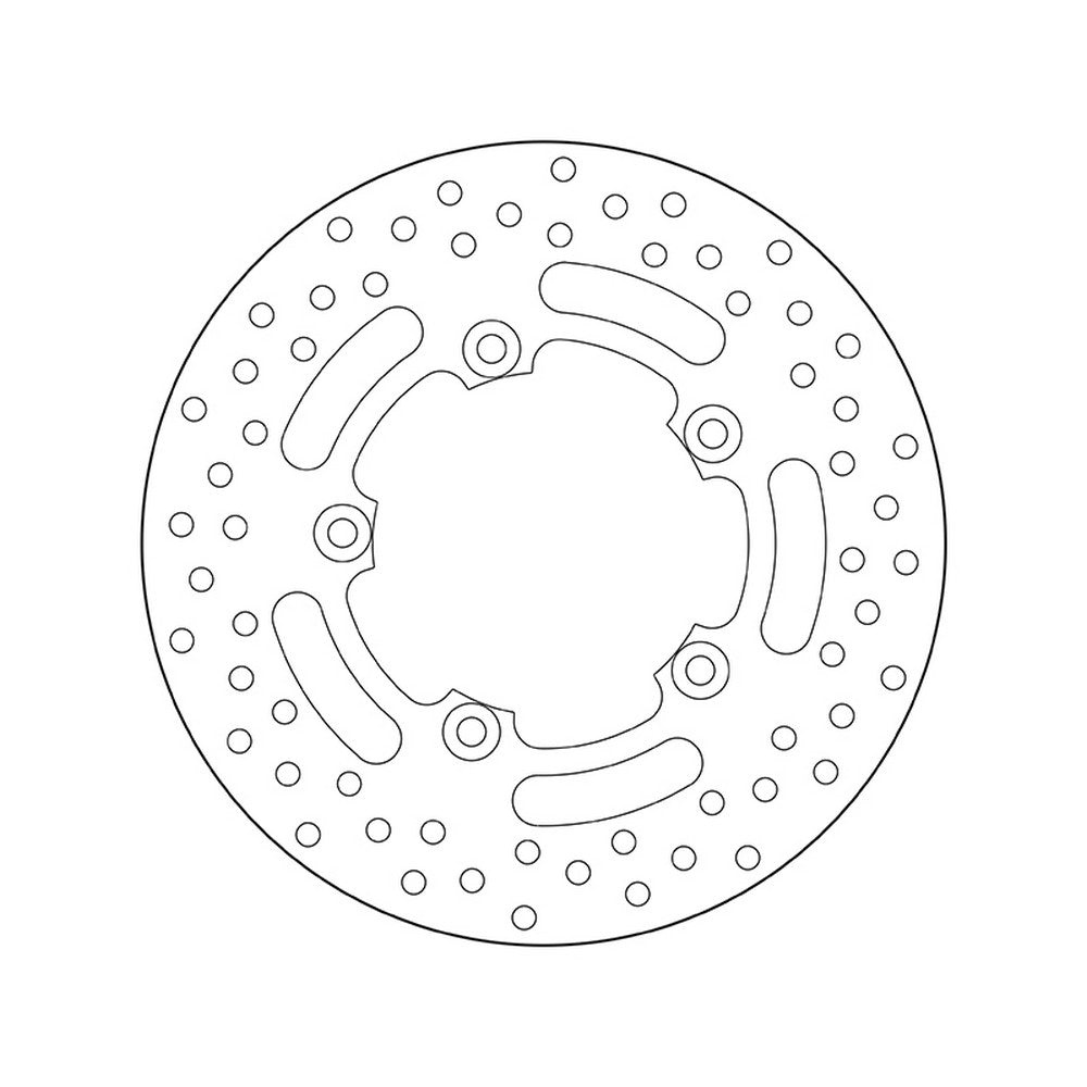 68B40760 Brembo Fixed Rear Brake Disc