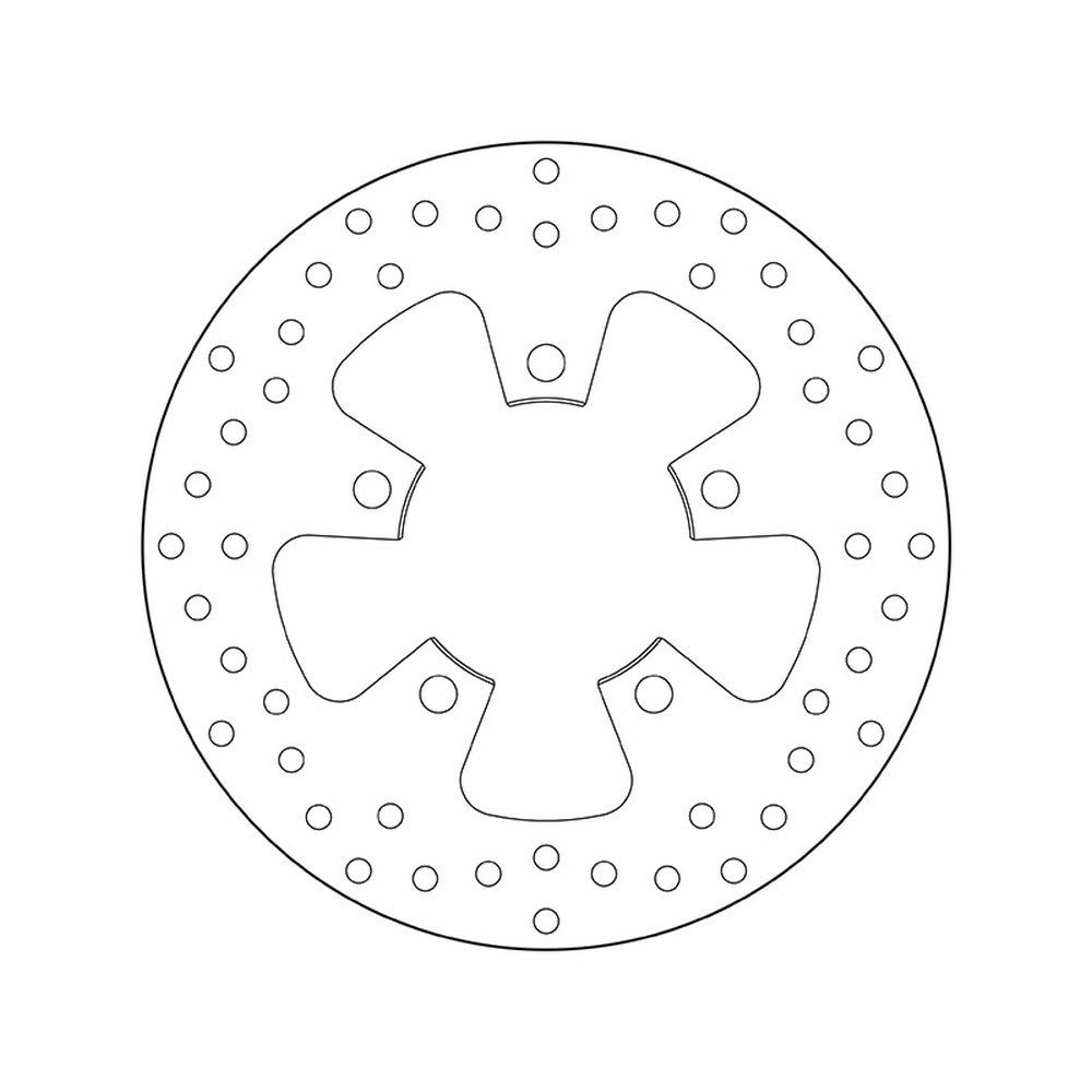 68B40761 Brembo Fixed Rear Brake Disc
